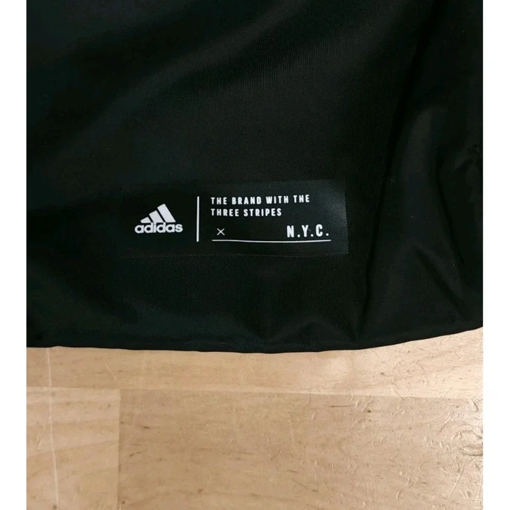 adidas Originals New York City NYC‎ Black Drawstring Backpack Bag